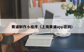 邵阳黄浦制作小程序（上海黄浦app官网）