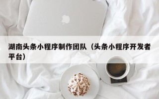 邵阳湖南头条小程序制作团队（头条小程序开发者平台）